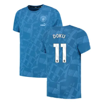 (3XL) Man City FtblCore AOP Tee (Lake Blue) (Doku 11)