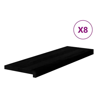 (dark brown, x x cm/ pcs) vidaXL Stair Treadss Step Mat Door Mat Tread Mat Untreated Solid Wood 