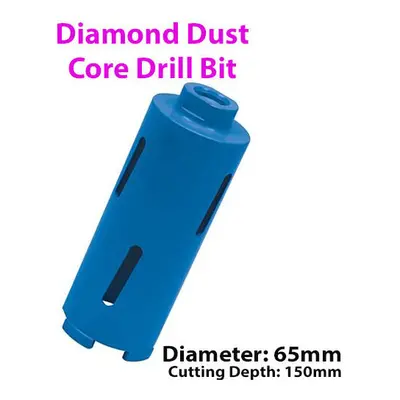 65mm x 150mm Diamond Core Drill Bit Hole Cutter For Brick Wall / Concrete Block