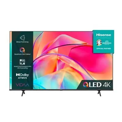 Hisense 50E7KQTUK 50" QLED 4K Ultra HD Smart TV - Black