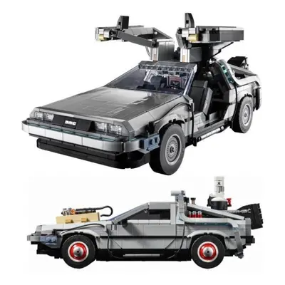 The Future DeLorean Racing Car DMC-12 Time Machine Creative Expert Moc Brick