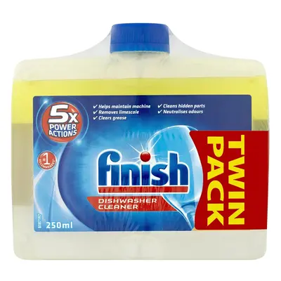 Finish Dual Action Dishwasher Cleaner x ml (Pack of Two)