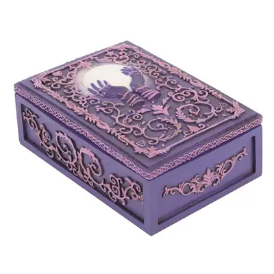 Crystal Ball Hands Resin Storage Box