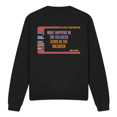 (XXL, Black) Star Trek Unisex Adult Holodeck Secrets Sweatshirt