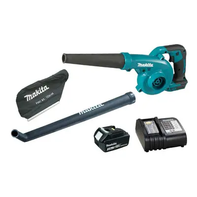 Makita DUB185 LXT 18v Lithium Ion Leaf Blower Vacuum + Battery + Bag + Nozzle