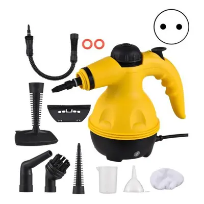 (yellow, EU Plug) Handheld Steamer With Water Tank Non-slip Handle Design One-key Start Steam Cl