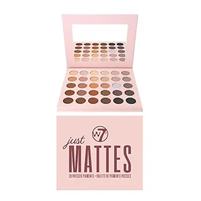 Just Mattes Pressed Pigment Palette - Natural Nude Colours - Flawless Long-Lasting Every Day Veg