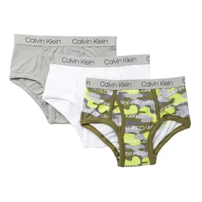 Calvin Klein Little Boys' Assorted Pack Briefs (Classic White(U5132)