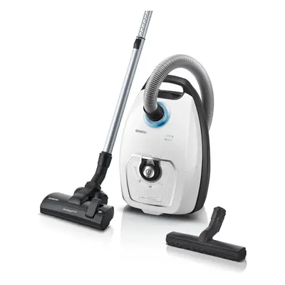 SIEMENS VSZ7442S, Floor Vacuum Cleaner, White, 67dB(A) extraleise