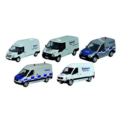 Oxford Diecast Stobart Group Piece Van Set