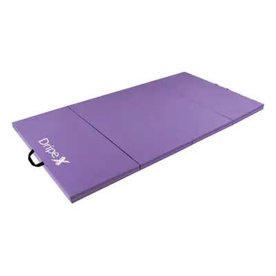 (4 Fold, Purple) Dripex Folding Gymnastics Exercise Home Gym Mats