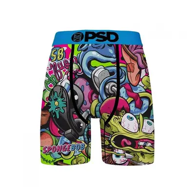 Spongebob 867907-xlarge-40 SpongeBob SquarePants Splat PSD Boxer Briefs, Extra Large - Size