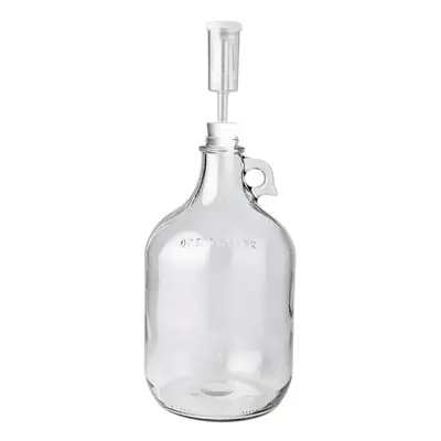 FastRack Stopper/Airlock Gallon Glass Fermenter/Jug Clear