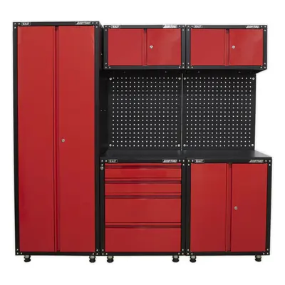 Premium 2m Modular Garage Storage System - Heavy Duty - Workshop Cabinets