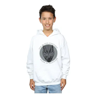 (9-11 Years, White) Marvel Boys Black Panther Made in Wakanda Hoodie