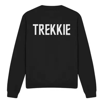 (XXL, Black) Star Trek Unisex Adult Trekkie Sweatshirt