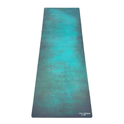 (3.5mm, Aegean Green) The Combo Yoga Mat | 2-in-1 Mat+Towel | Eco Luxury | Ideal for Hot Yoga