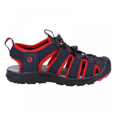 (2 (Children's), Navy/Red) Marshfield Kids Navy/Red Boys Closed-Toe Sandals