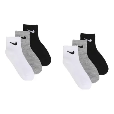 NIKE Little Kids Ankle Colorful Socks Cushioned (6 Pairs) 10C-3Y Shoe