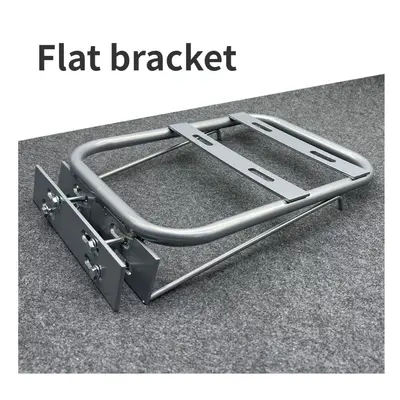 (as picture 2) Motorcycle Backrest Tailbox Bracket Metal Rear Rack Electric Vehicle Universal Lu