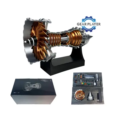 (DIY assembly version) Turbofan Engine Model Aircraft Engine Kit, DIY Assembly Model Toy, Aircra