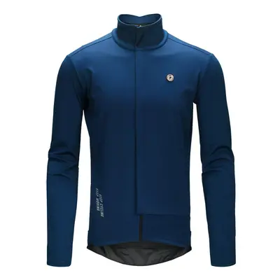 (Blue, Asia-3XL) Cycling Jacket 10mm Water Resistant Windproof Keep Warm Thermal Cycling Softshe