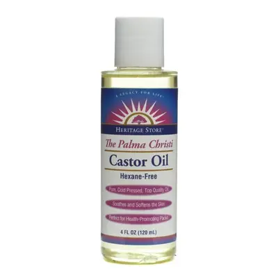 Heritage Store Castor Oil Ounce (Pack of 2)