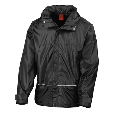 (L, Black) Result Mens Pro Coach Waterproof Jacket