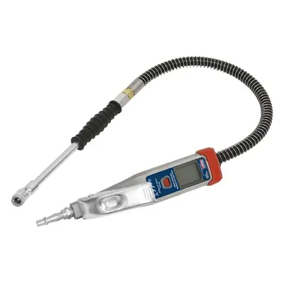 Premium DIGITAL Tyre Inflator - Twin Push-On Chuck - 240mm Arm & 0.5m Hose