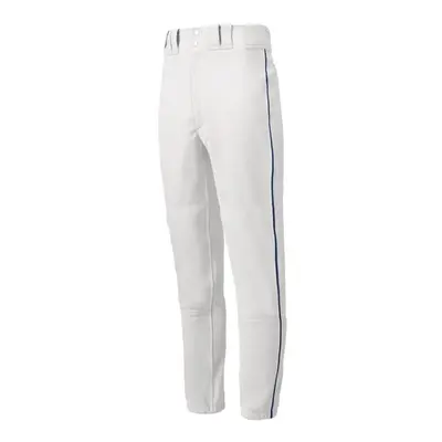 Mizuno mens Premier Piped Pant White-navy Large US