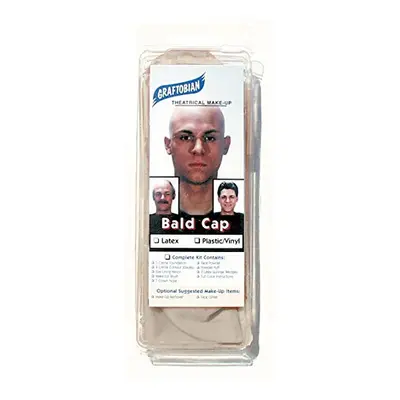 Graftobian Premium Plastic/Vinyl Bald Cap with Instructions