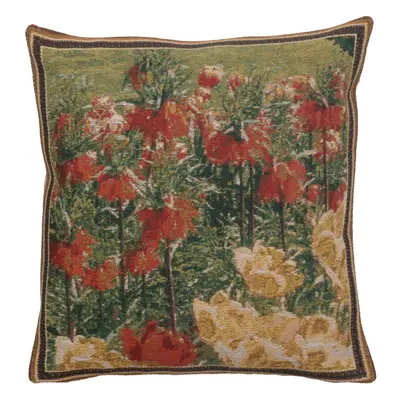 Keukenhof Gardens II Belgian Woven Cushion Cover x Hand Fini