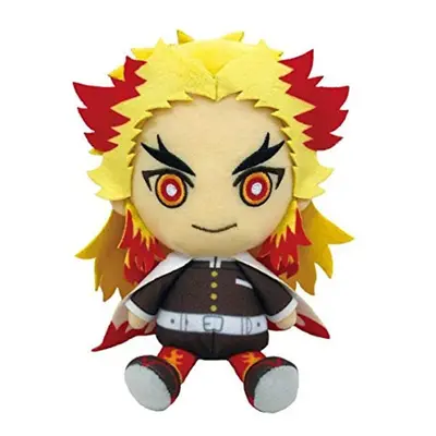 Bandai Demon Slayer Kimetsu no Yaiba Chibi Plush - Kyojuro Rengoku