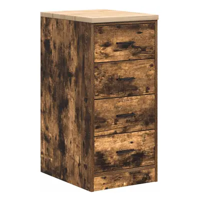 (smoked oak, x x cm/ pcs) vidaXL Garage Storage Cabinet Solid Wood Pine cabinet