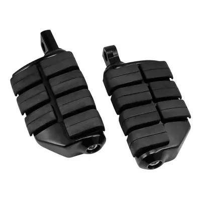 (Black) Motocross Motorcycle Foot Pegs Footrests Wide Pedals Fits For Harley Davidson Sportster 