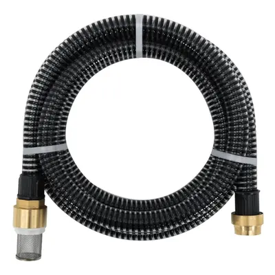 vidaXL Suction Hose, Watering Pipe with Brass Connectors, Garden Pump Hose for Irrigation, Outdo