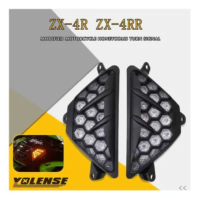 Fit For KAWASAKI ZX-4R ZX-4RR ZX4R ZX4RR ZX 4R 2024 Motorcycle Accessories Front LED Turn Signal