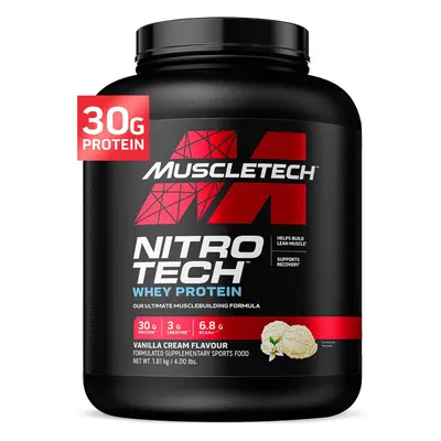 MuscleTech NitroTech Whey Protein Powder, Muscle Maintenance & Growth