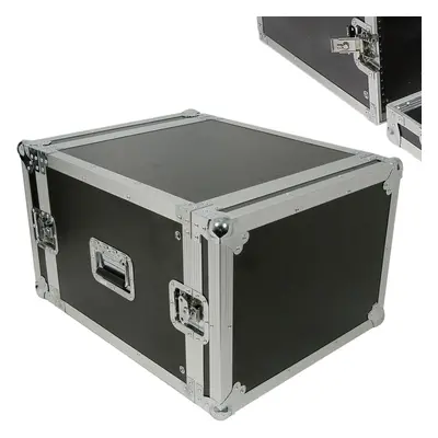 19" 8U Equipment Patch Panel Flight Case Transit Storage Handle DJ PA Mixer Box