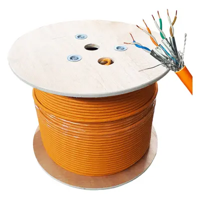 100m Low Smoke CAT7 S/FTP Cable LSZH Shielded Screened Pure Copper AWG Data