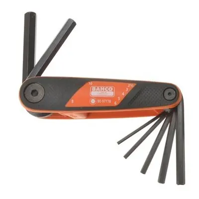 Bahco 9777b 2.5 - 10mm Folding Hex Key Set (7 Pieces)