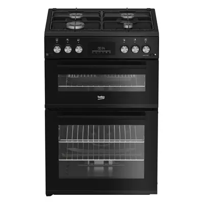 Beko 60cm Freestanding Gas Cooker - Black - A Rated