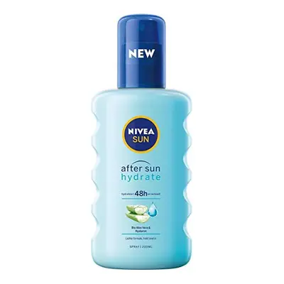 Nivea After Sun Soothing Spray Hydrate Moisturizer, Aloe Vera, Count