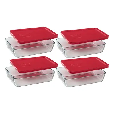 Pyrex 3-cup Rectangle Food Storage (Pack of containers)