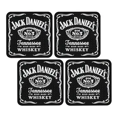 Jack Daniels Jack Daniels Rubber Mat Coaster Set