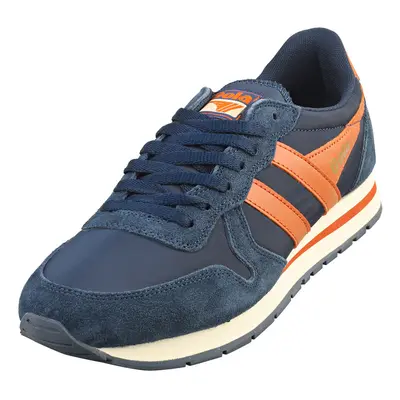 (8) Gola Daytona Chute Mens Casual Trainers in Navy Orange