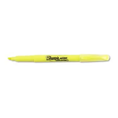 Accent Pocket Style Highlighter Chisel Tip Fluorescent Yellow Dozen