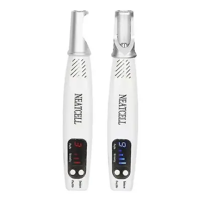 (Blue light, UK plug) Red/blue Light Laser Picosecond Pen To Remove Freckles Tattoo Scars Dark S