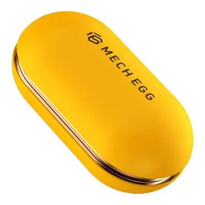 (yellow, 4.2*2.25*2.05cm) Fidget Mech Egg Finger Slider Fidget Edc Egg Sensory Metal Office Fidg