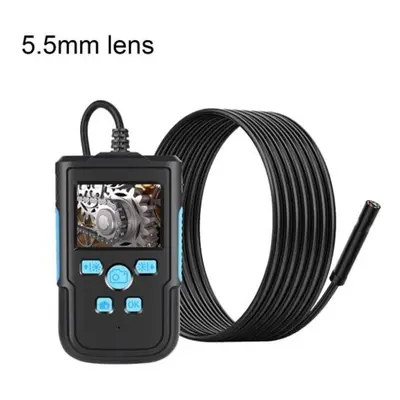 (black, 5.5MM) 1080p Endoscope Strong Compatibility 3.9/5.5/8mm Lens Waterproof 2.4 Inch Inspect